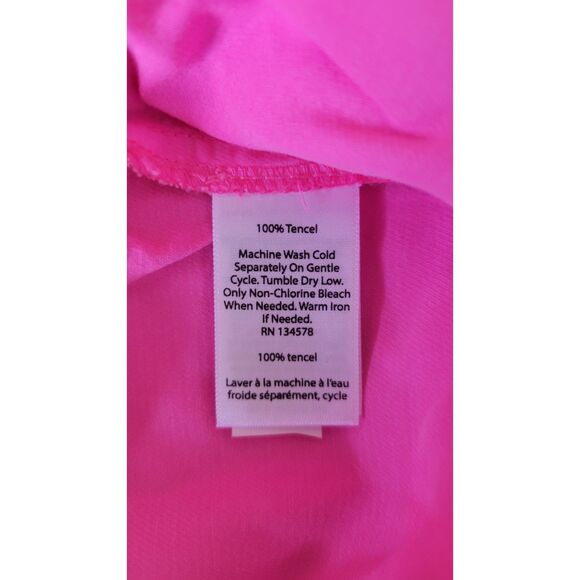 Vineyard Vines Hot Pink Dayboat Tencel Shorts - Picture 4 of 4